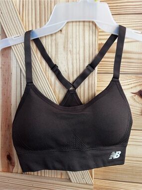 New Balance Brown Seamless Sports Bra - Strappy Back Support